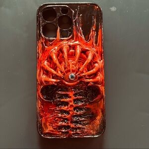 Handmade Collection Monster Alien Eyeballs Bloody Cannibal Creepy 3D Phone Case